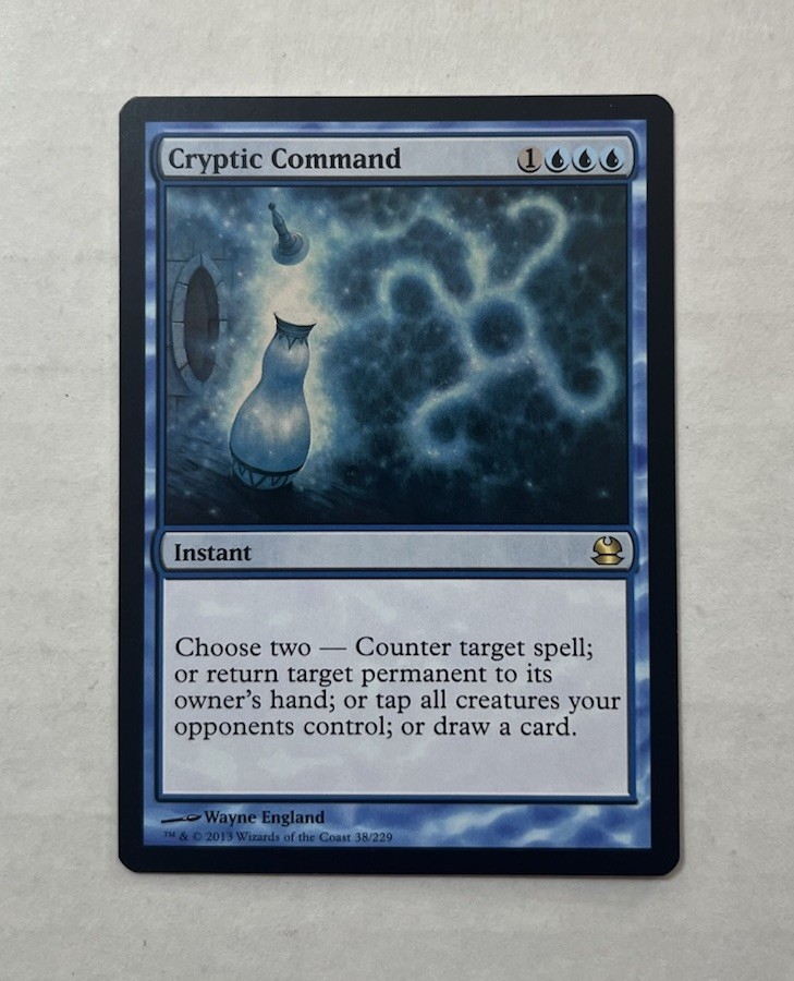 Cryptic Command - NM/M Single Owner - Modern Masters MTG Magic Card English