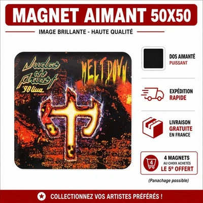 Magnet Judas Priest '98 Live Meltdown 5x5 cm Aimant Frigo fridge magnet - Photo 1/4