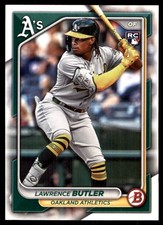 Lawrence Butler 2024 Bowman #44 Athletics MLB READ FREE SHIPPING AutographDen