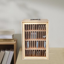 48-slot Wooden Cell Phones Storage Cabinet Cell Phone Holder 11.61 8.27 16.89"