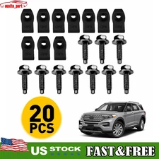 Fender Bolts & U Nuts 5/16-18 x 7/8" x 3/4" Washer 1/2" Hex Head Kit Body 20pcs