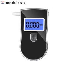 Portable Digital LCD Breath Alcohol Tester Breathalyzer AT-818 Alcohol Detector