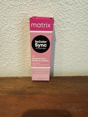Matrix SoColor Sync Pre-Bonded 3N Alkaline Toner Darkest Brown Neutral 2 Oz, New