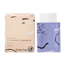 Eyelid Wipes, Hyaluronic Acid, 15ct