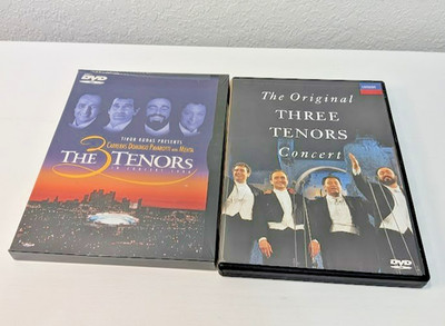 The Three Tenors in Concert 1994 And The Original Thre Tenors Concert DVD NEW