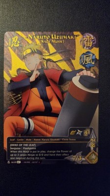 Naruto Ccg Naruto Uzumaki N-1618 Lp Vintage Bandai