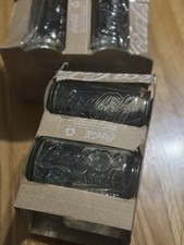 4 New Coke Can Coca-Cola Recycled Glasses Vidrios San Miguel  (read description)