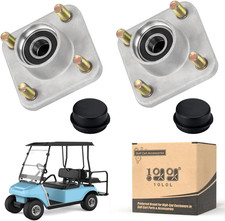 Golf Cart Front Wheel Hub Assembly 2 Pack Aluminum for Club Car DS Precedent