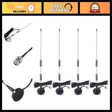 4pcs Police Scanner Antenna 20-1300mhz Hf Vhf Uhf Bnc Male For Ham Radio Scanner 4pcs Police Scanner Antenna 20-1300mhz Hf Vhf Uhf Bnc Male For Ham Radio Scanner
