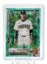 2021 Bowman Chrome Sapphire - Chrome Prospects Victor Acosta 1st #BCP-151 /99