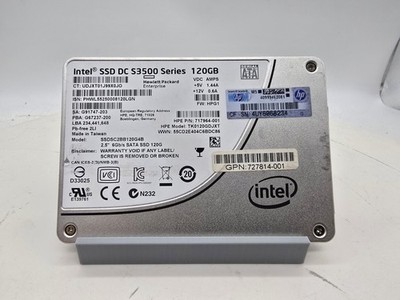 Intel SSD DC S3500 Series 120GB 2.5'' SATA SSD Used Tested Wiped
