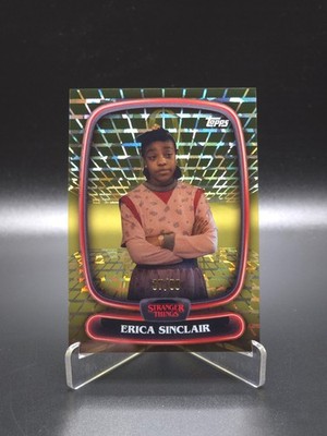 Erica Sinclair 2025 Topps Stranger Things High Tek #2 Gold Hawkins Lab #37/50