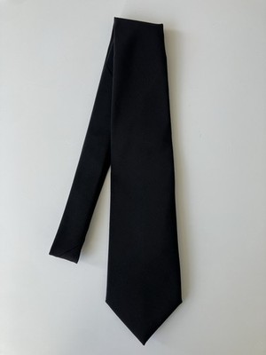 Prada Milano Krawatte | Uni Schwarz | Made in Italy