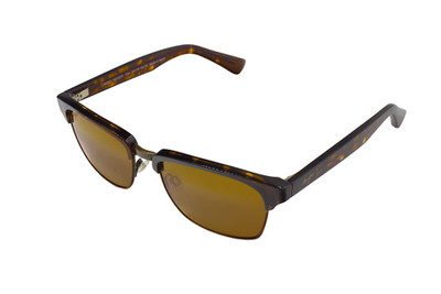 Maui Jim 'Kawika Unisex Polarized Sunglasses Tortoise Gold MJ0257S-002