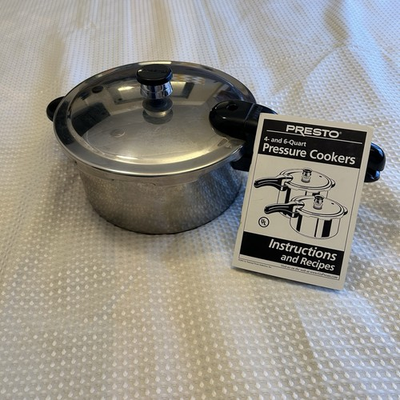 #ad Presto 01341 4 Quart Stainless Steel Pressure Cooker Used amp; in Great Shape $24.95