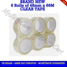 48mm X 66M CLEAR OR BROWN OR FRAGILE ROLLS OF CARTON SEALING STRONG ADHESIV TAPE