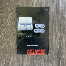 Authentic Super Nintendo SNES Instruction Manual Booklet