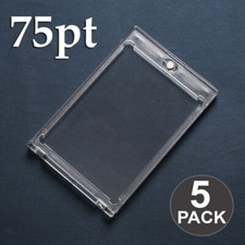 5Pcs Magnetic Card Holders For 75Pt Trading Cards Baseball Card Case Protectors