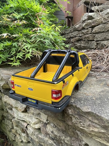 New Bright RC 1:16 F150 FX4 Yellow Crawler Scale Hard Body Free Shipping - Picture 6 of 16
