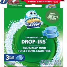 Continuous Clean Toilet Bowl Tablets Limescale Prevention 3 Count Fresh Scent US