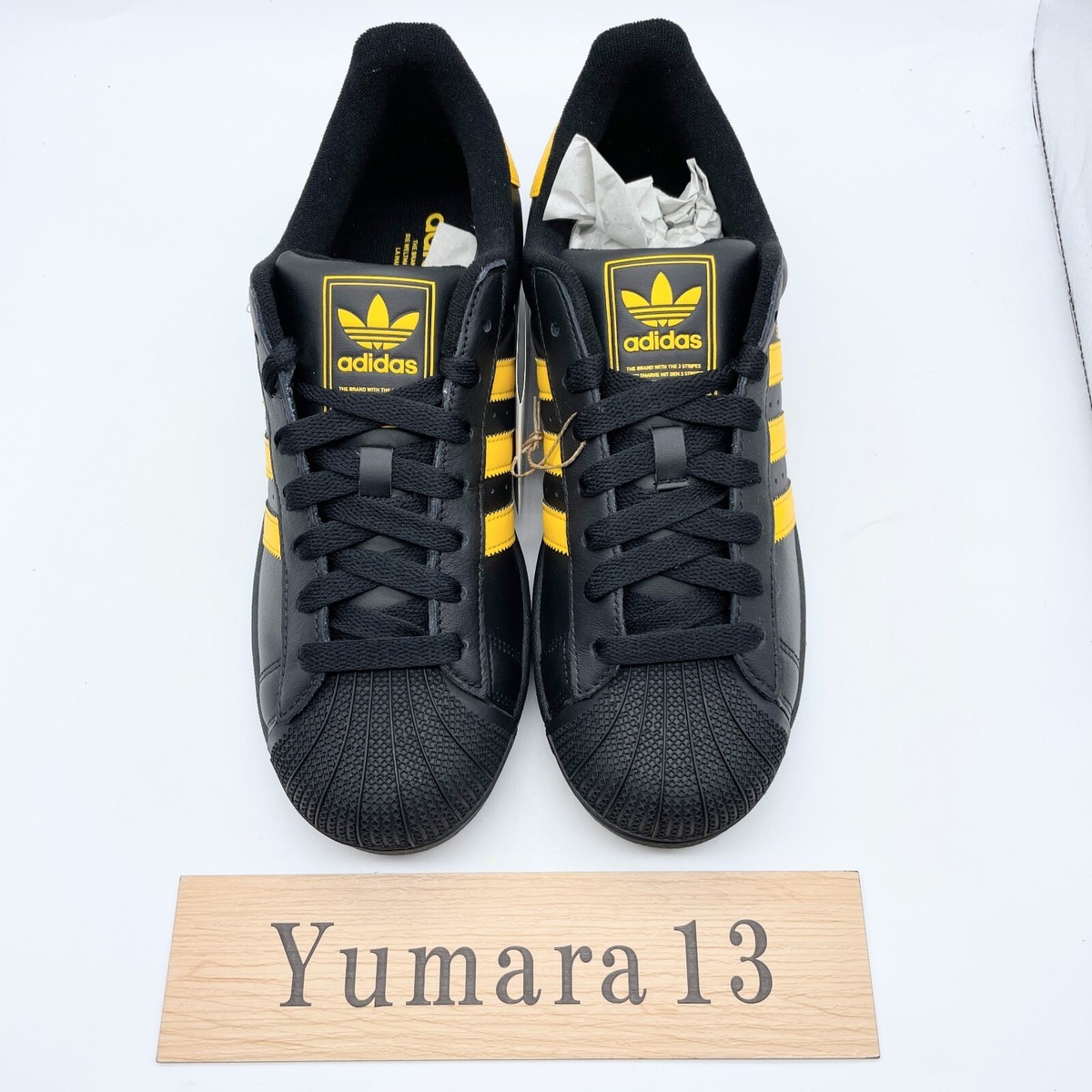 国内配送 adidas SUPER STAR II C.BLACK/CREW YELLOW/C.BLACK adidas Originals Superstar 2 Ⅱ JQ4727 Core Black Crew