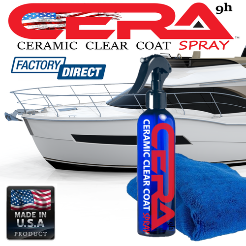 CERAMIC COATING BEST MARINE BOAT WAX POLISH GELCOAT METAL SALT