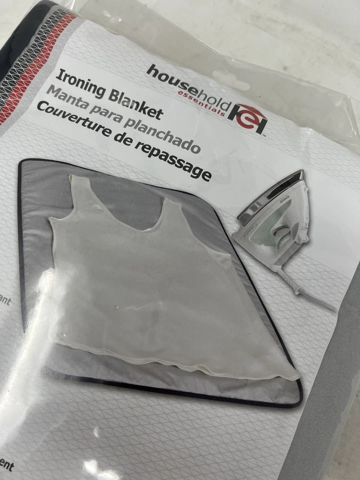 Household Essentials 129 Ironing Blanket 21.75" W X 28.3" L Cotton Gray Gray - Image 3 of 4