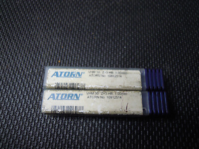 2 Stück VHM Fräser Atorn 10912514, 1mm