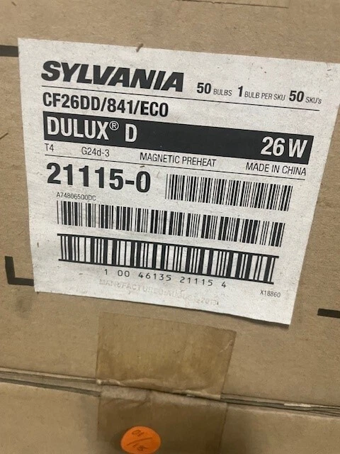 SYLVANIA 21115 CF26DD/841/ECO (CASE OF 10) - Image 3 of 3