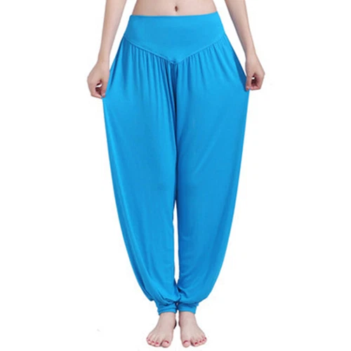 Women Harem Pants Indian Hippie Pant Ladies Casual Gym High Waist Bottoms - Picture 11 of 31