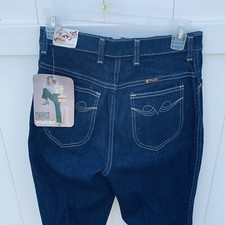 Vintage Wrangler Misses Flex Fit Women  s Blue Jeans New Old Stock NWT 1980  s