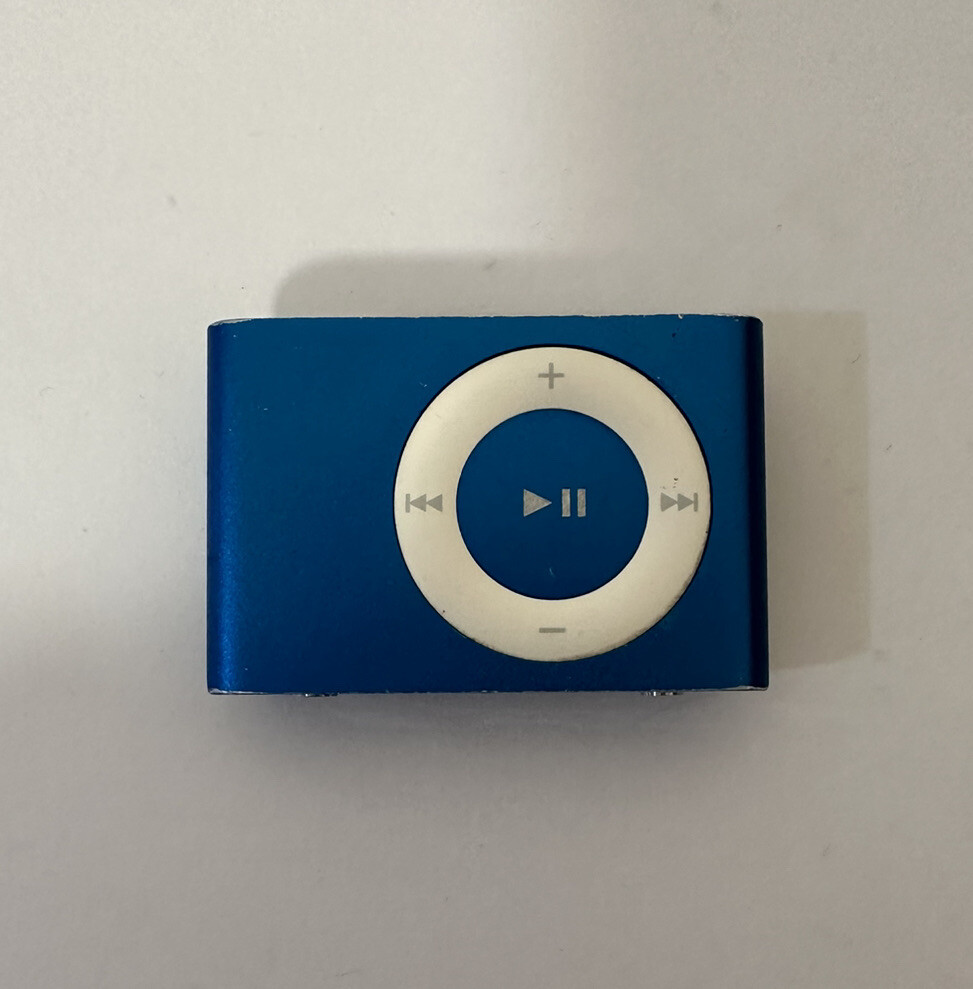 Apple iPod shuffle 1GB 青 Apple iPod shuffle 2nd Generation Blue (1 GB) Works Great