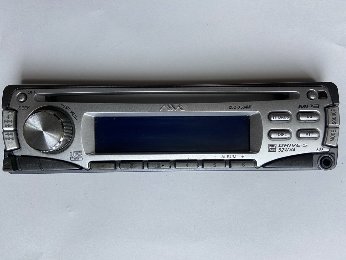電染病ラボ CD 1 SV-2001 AIWA CDC-X504MP CAR STEREO ONLY AIWA CDC-X504MP ONLY FACEPLATE OEM