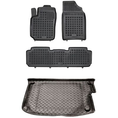 RX12040107-1 Satz Fußmatten und PE Kofferraumwanne für Citroen XSARA PICASSO 199