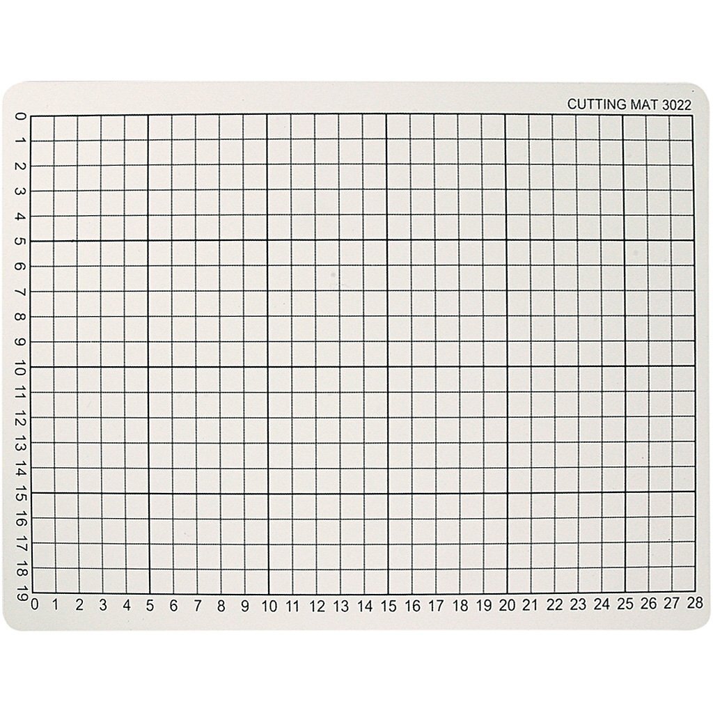 Cutting Mat, size 22x30 cm, thickness 3 mm, 1pc