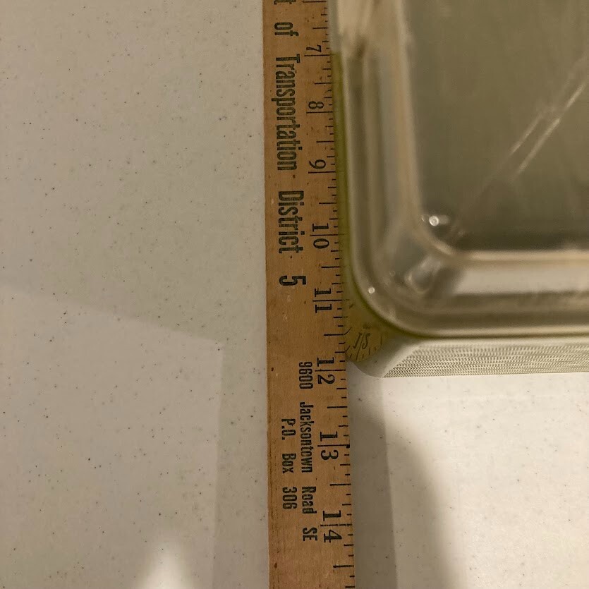 WIL-HOLD Plastic SEWING BOX 1970s Green with Tray Med Size Vintage Wilson Mfg.