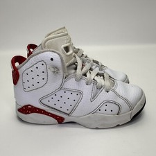 Nike Air Jordan 6 Red Oreo Shoes Kid's 11C Retro Youth Red White DV3605-162