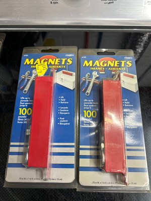 New 2-pack lot Magnet Source #07202 Ceramic Latch 5'' x 3/4'' 100LB Pull