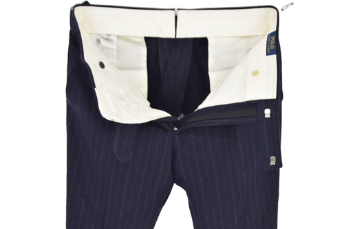 NWT Polo Ralph Lauren Men's Striped Navy Suit 3B 38R Luxury Wool € 1K Lined - Picture 14 of 24