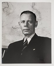 1955  Gen Walter B Smith AMF Atomics Military Industrial Vintage Press Photo