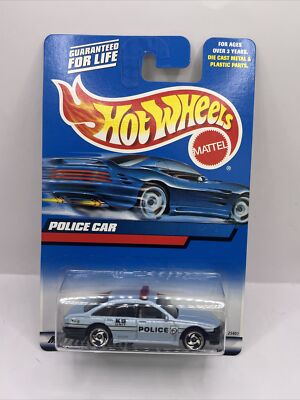 2000 Hot Wheels Collector #207 POLICE CAR Light Blue (160)