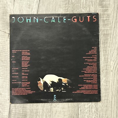 John Cale Guts Vinyl LP Record Island Records Ltd. 1977 Pressing