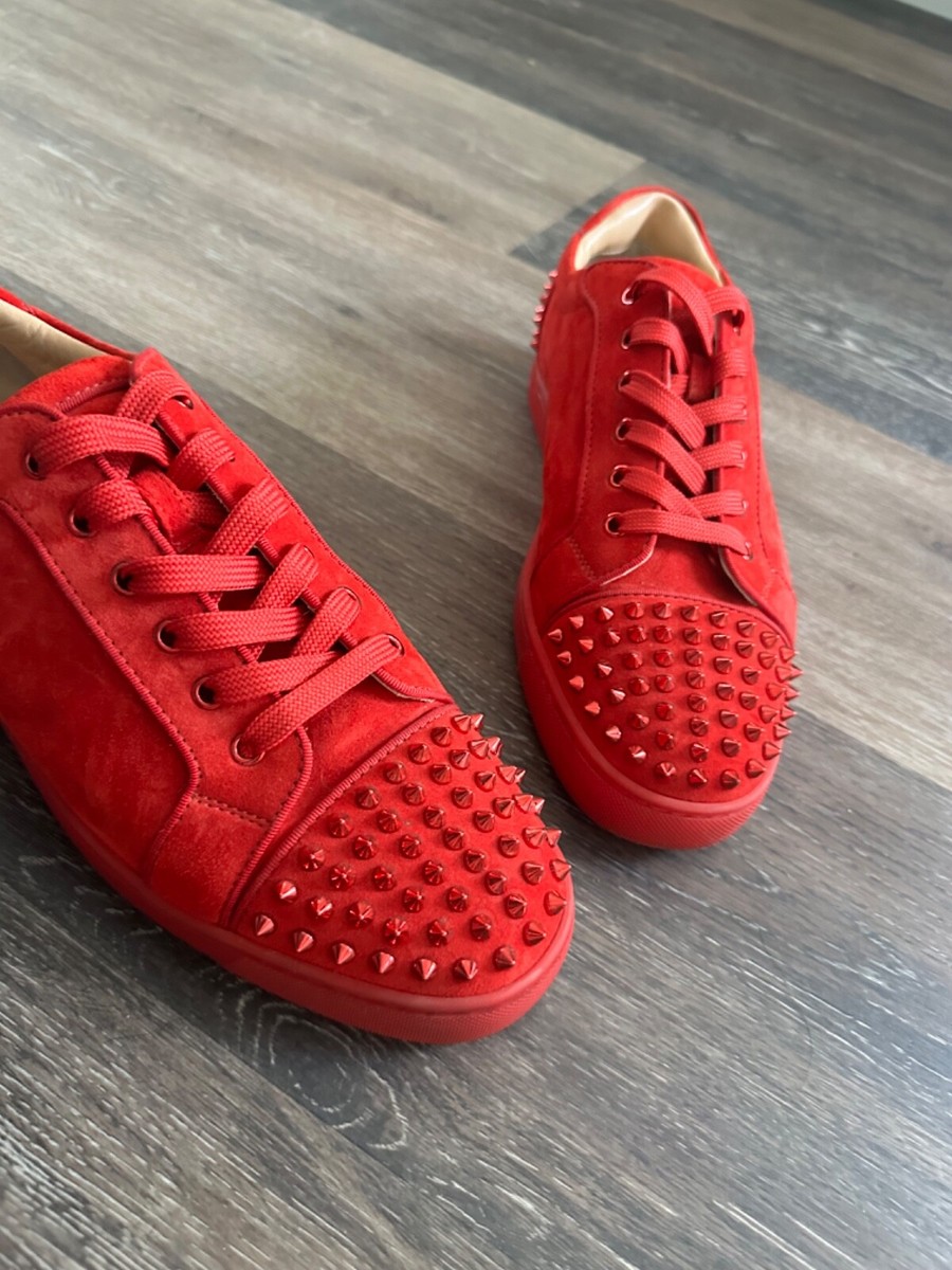 Christian Louboutin 靴ベラ　メタリックレッド　非売品 Christian Louboutin Loubi Vega Red 120mm Crystal Embellished