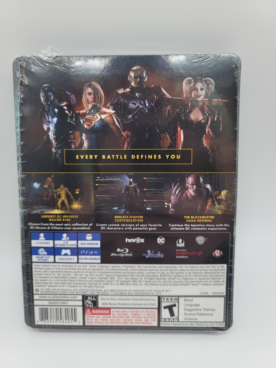 Injustice 2: Ultimate Edition (Sony PlayStation 4, 2017) for