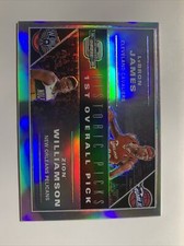 2019-20 NBA Panini Contenders Optic LeBron James Zion Williamson Historic Picks