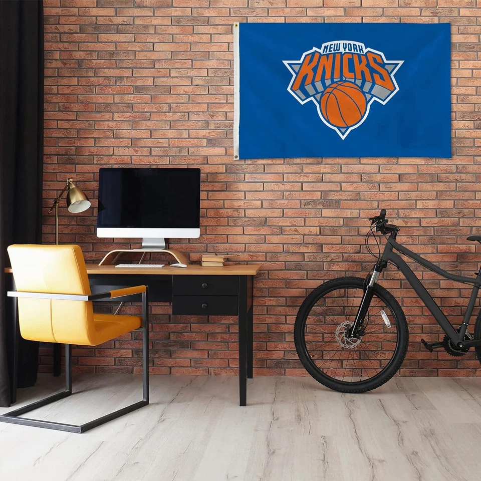 New York Knicks 3x5 ft Flag Banner NBA Basketball Free Shipping - Image 2 of 3