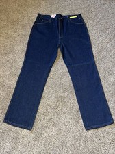 Dickies Jeans Men 38x32 Blue Denim Pants Straight Utility Workwear NEW