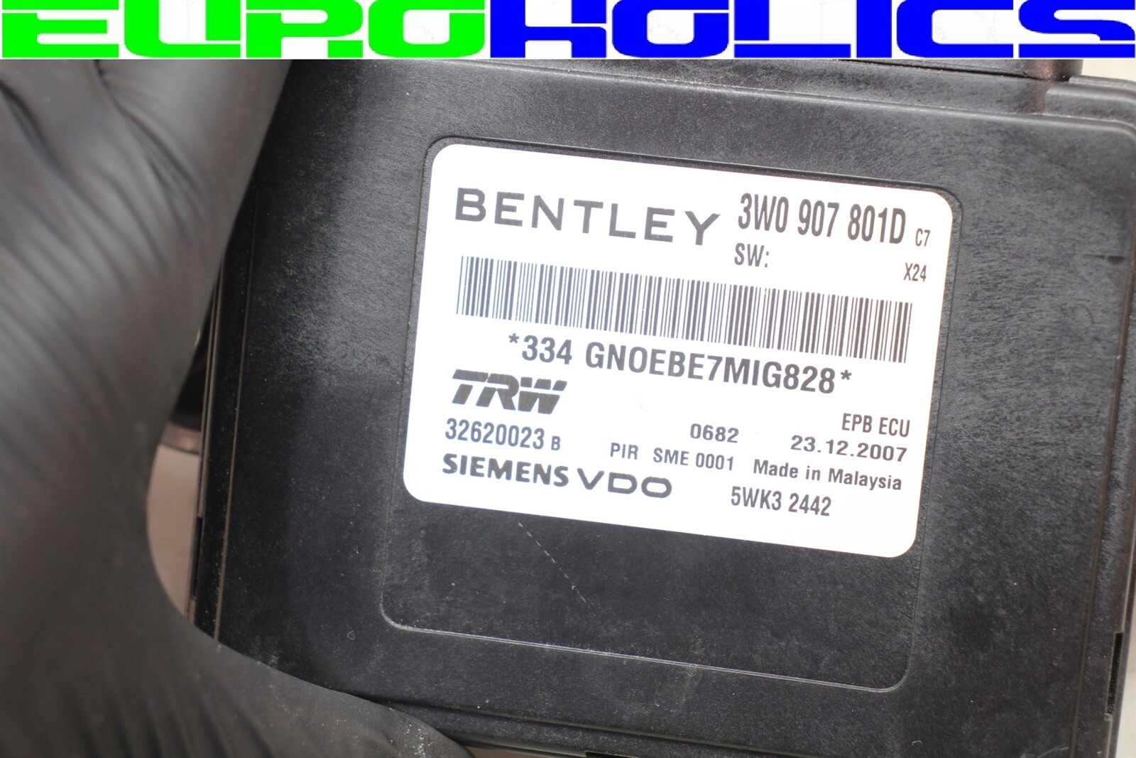 Bentley Continental Flying Spur 06-12 Parking Brake Control Module 3W0907801D