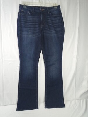 LEE Riders  Midrise Bootcut Jeans Womens Size 12? 32''X33'' Dark Wash Blue Denim 