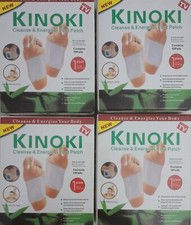 40 PC KINOKI CLEANSING DETOX FOOT PADS AND PATCHES FAST FREE SHIPPING